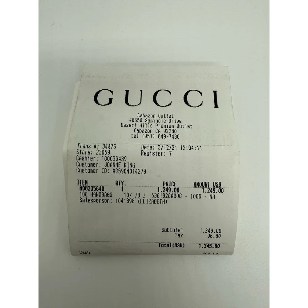 GUCCI Soho Black Pebble Leather Backpack Gold Chain Shoulder Backpack Authentic